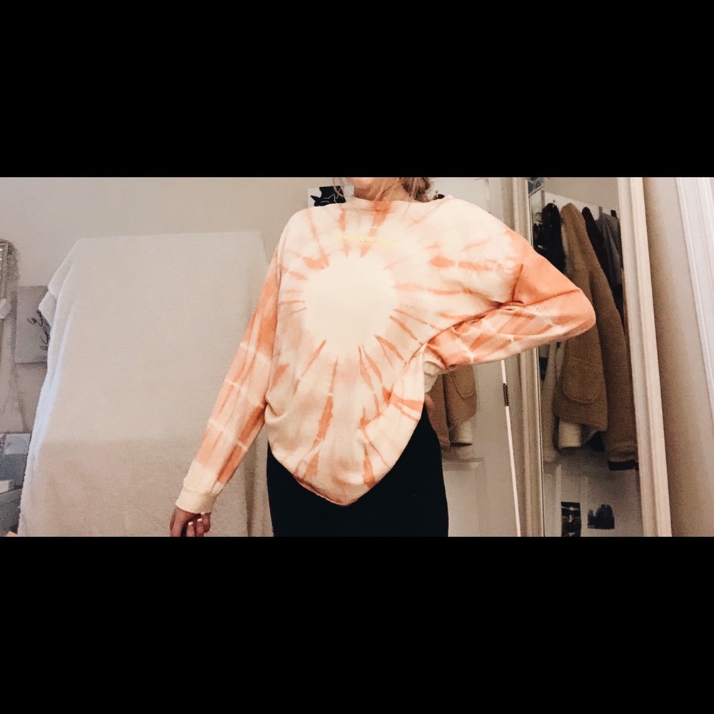 Pacsun huf long sleeve tye-dye tee